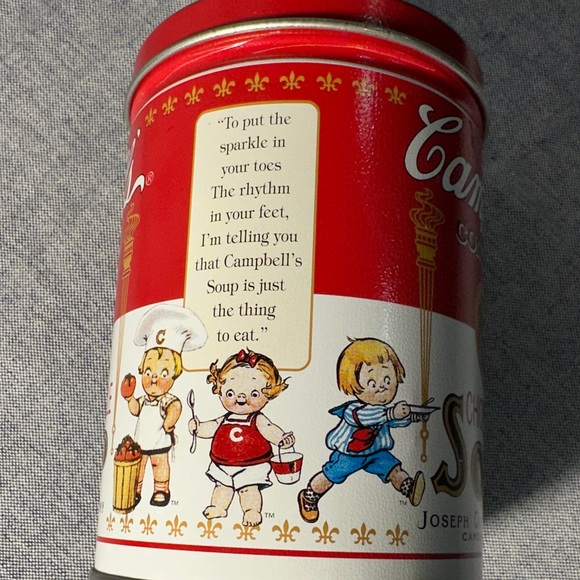 Campbell's Red and White Decorative Storage Tin - Picture 3 of 8